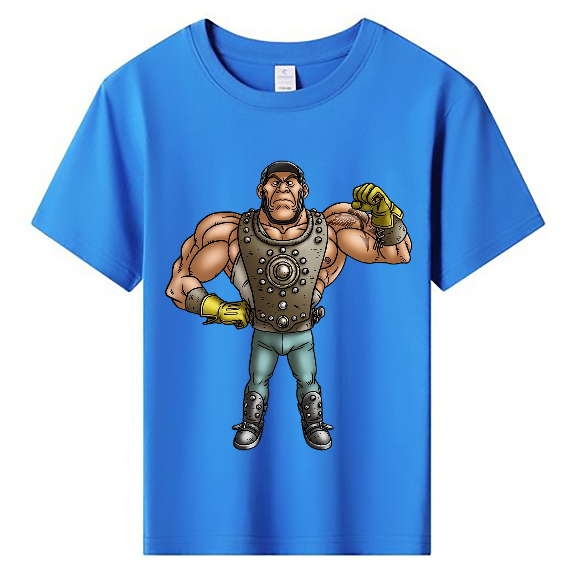 （画像用） ドラゴンクエスト Doragon Kuesuto Dragon Quest 綿100％キッズTシャツ（フロントプリント）